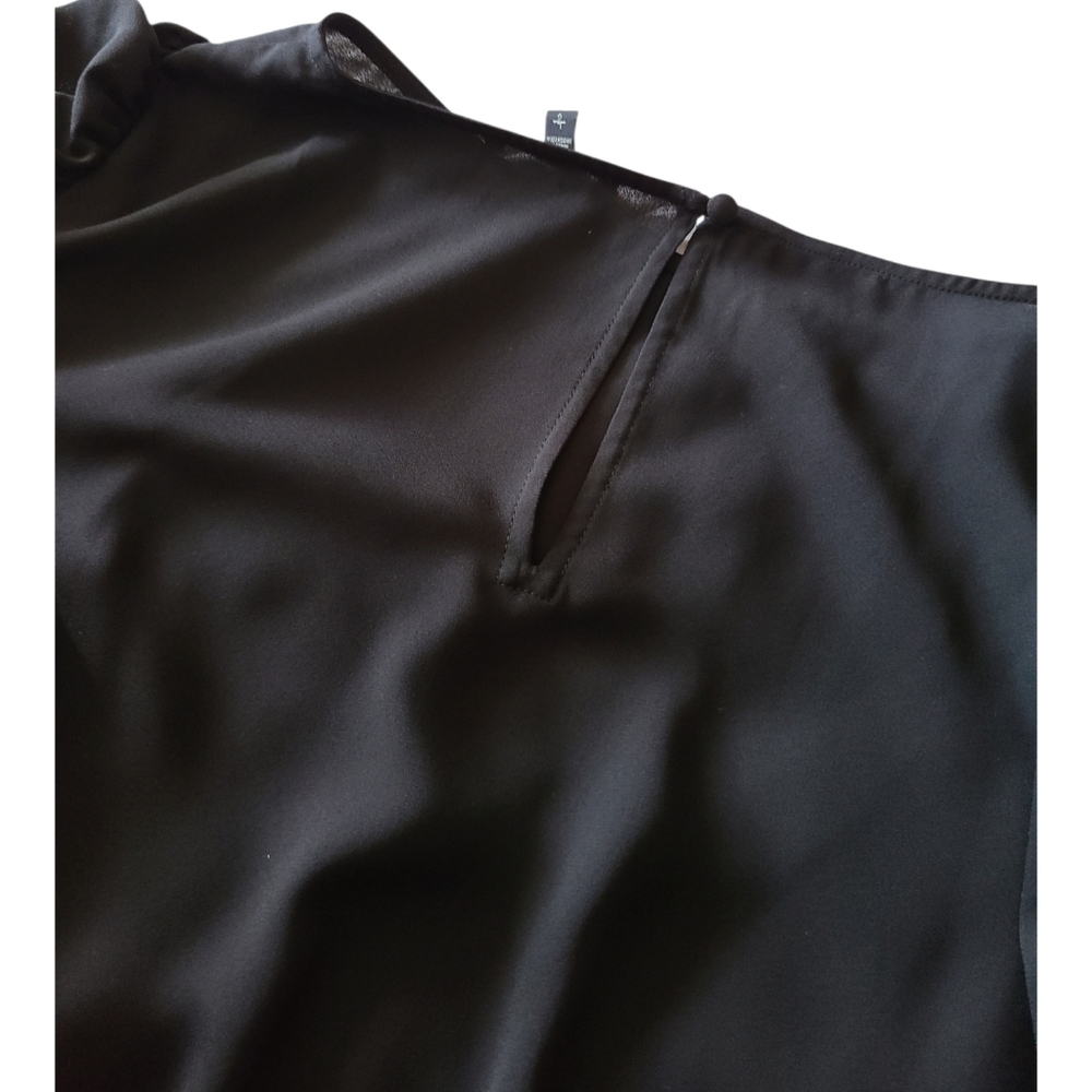 EXPRESS | 3/4 SLEEVE BLOUSE | BLACK |SIZE LARGE - Picture 10 of 12